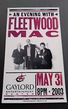Fleetwood Mac 2003 Hatch Show Print Nashville GAYLORD Concert Poster BRIDGESTONE picture