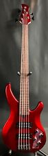 Yamaha TRBX305CAR 5-String Bass Guitar Gloss Candy Apple Red Finish picture