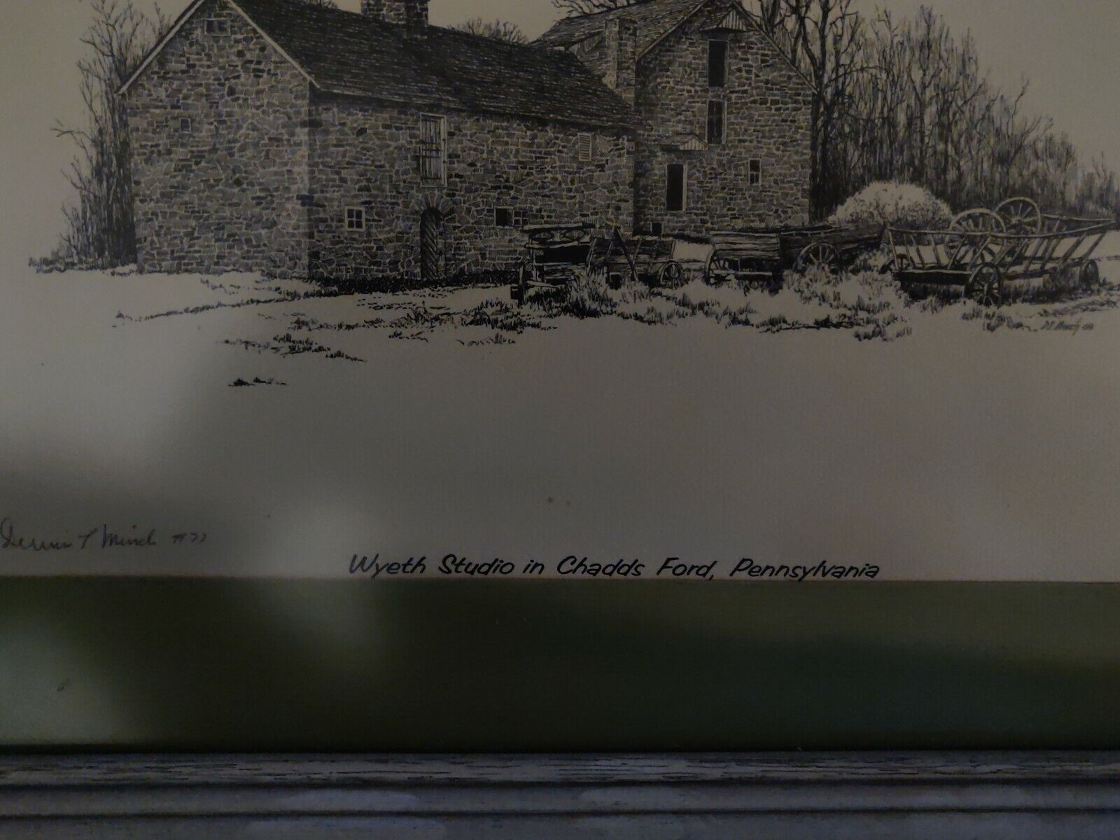 Rare Wyeth Studio in Chadds Ford, Pennsylvania Framed Print