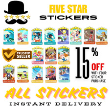 Monopoly Go Monopoly Games Album 1⭐- 5⭐ Star Stickers / Cards Fast Delivery picture