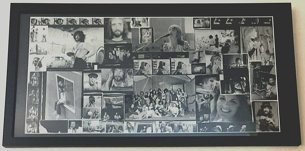 Fleetwood Mac 1977 Rare Poster Framed in Black
