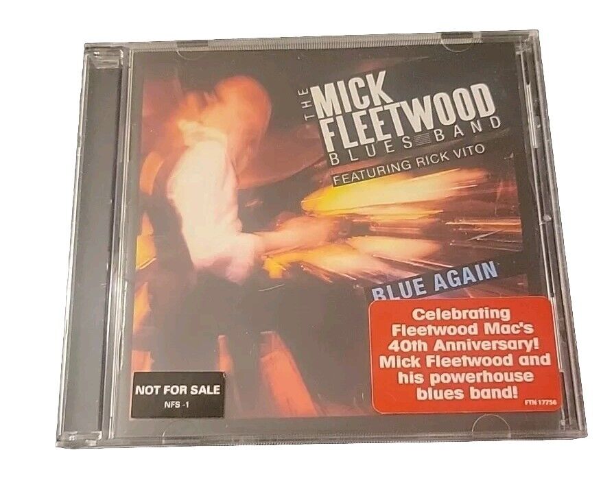 MICK FLEETWOOD Blues Band BLUE AGAIN Feat. Rick Vito 2009 CD Hype Sticker