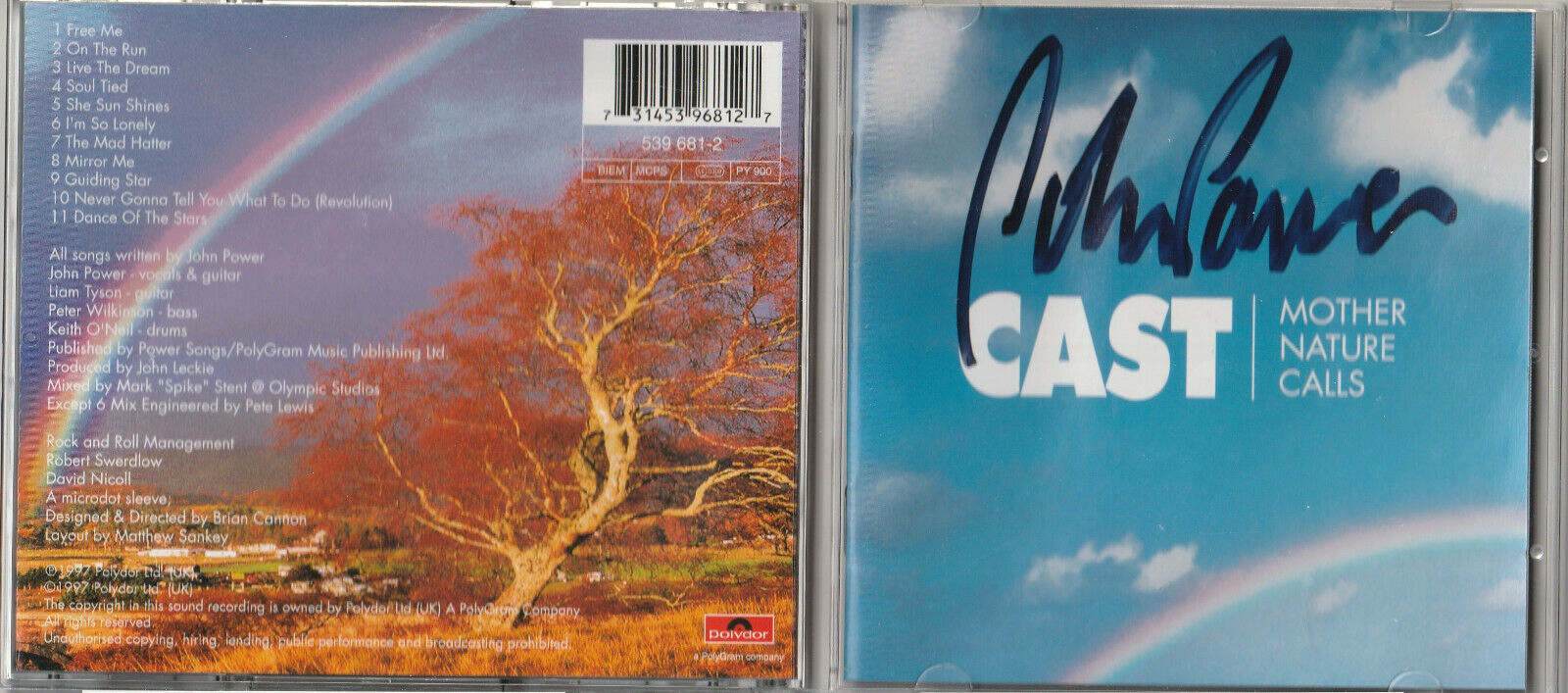 fængelsflugt afstemning krydstogt CAST / MOTHER NATURE CALLS / Limited Edition 2CD ALBUM Signed by John Power  for Sale - Fleetwoodmac.net