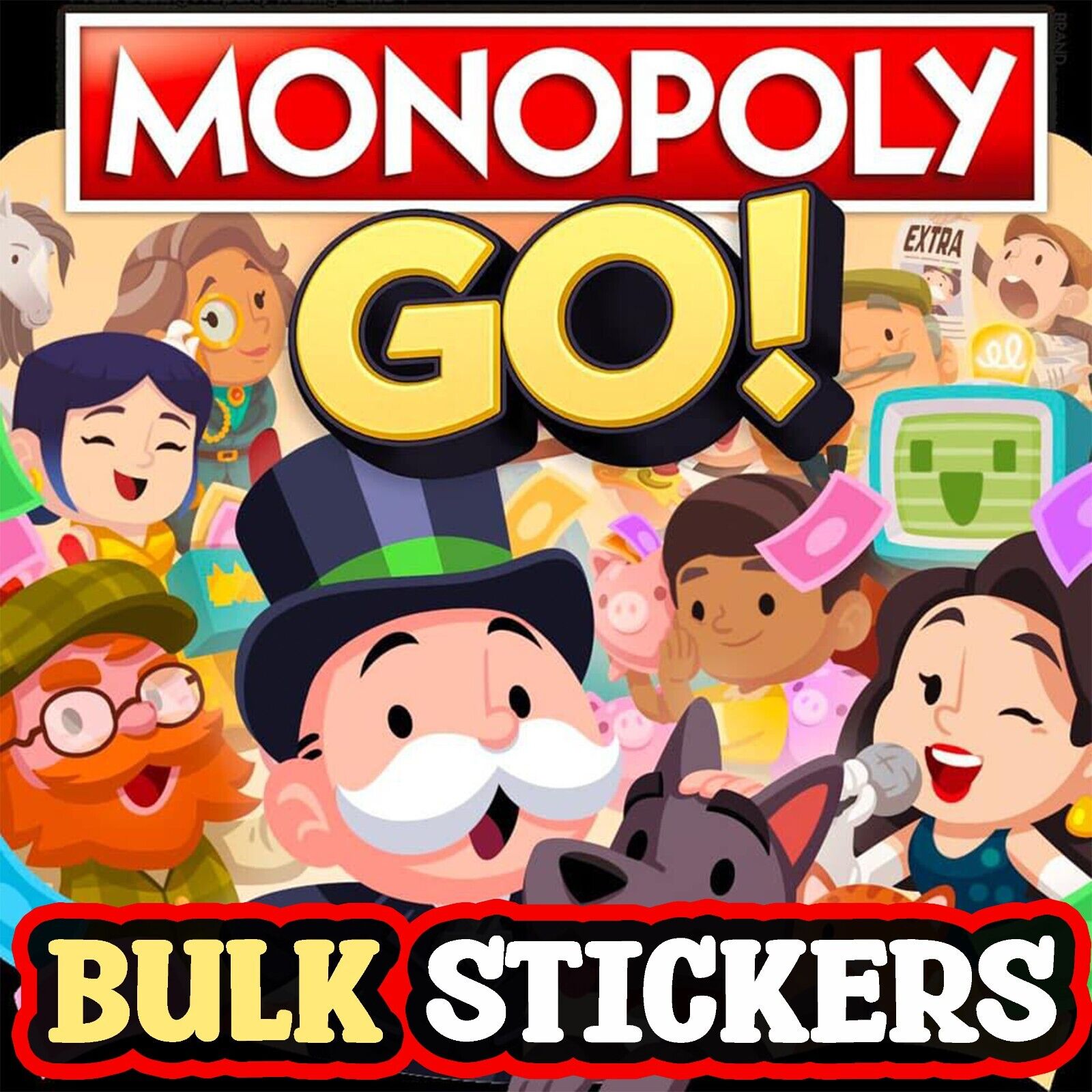 Monopoly Go All 1/2/3/4/5 Star Stickers Cards - Super FAST and CHEAP 1 &2 Album