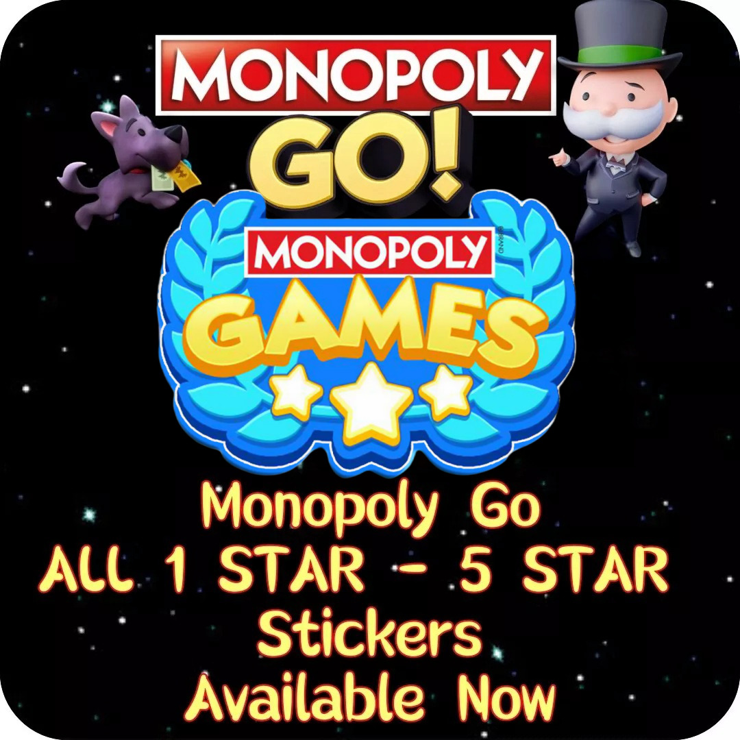 Monopoly Go All Stickers Available⚡Fast delivery⚡Cheap - New Games Album Cards
