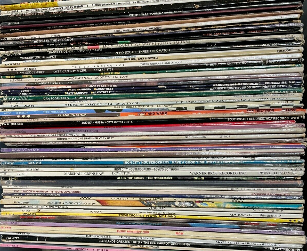 $5 BUY 5 LP GET  VG+ OR BETTER BUILD CREATE YOUR OWN VINYL RECORD LOT