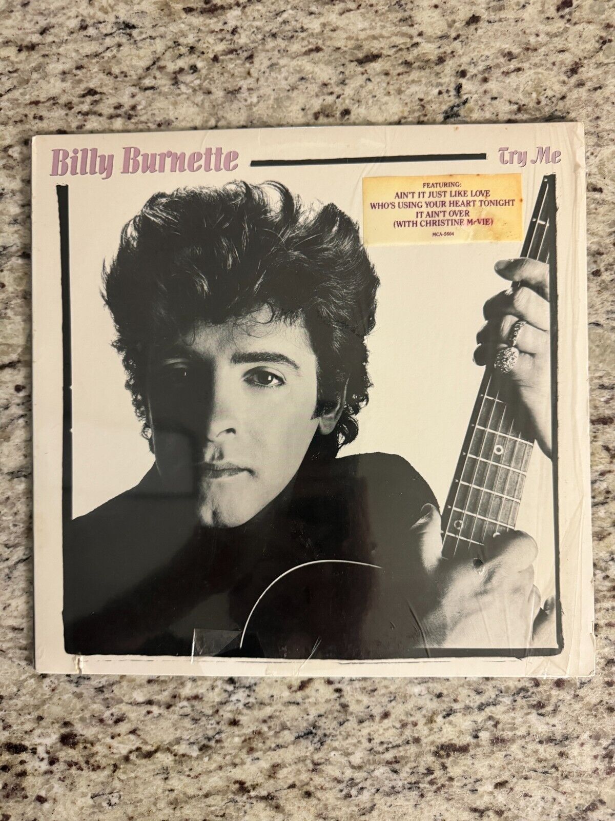 Billy Burnette - Try Me OG Vinyl LP, MCA Records, 1985