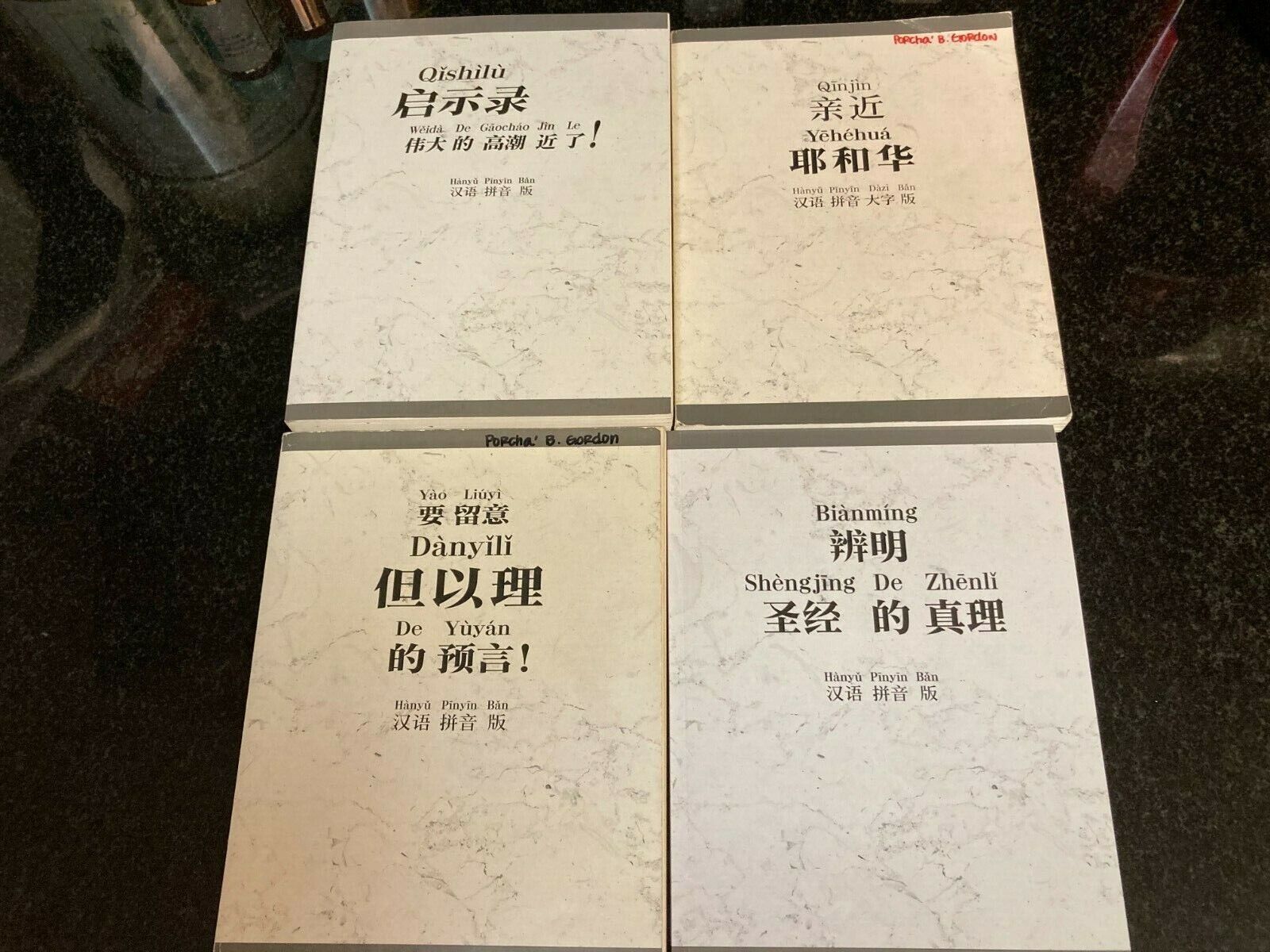 watchtower-assorted-large-print-books-in-chinese-for-sale