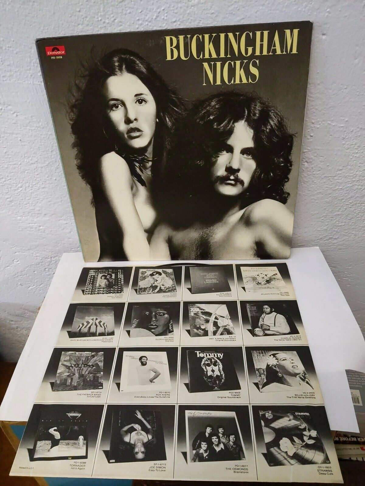 Buckingham & Nicks Original VINYL LP PD505  Polydor Records 1973 Stevie NM RARE 