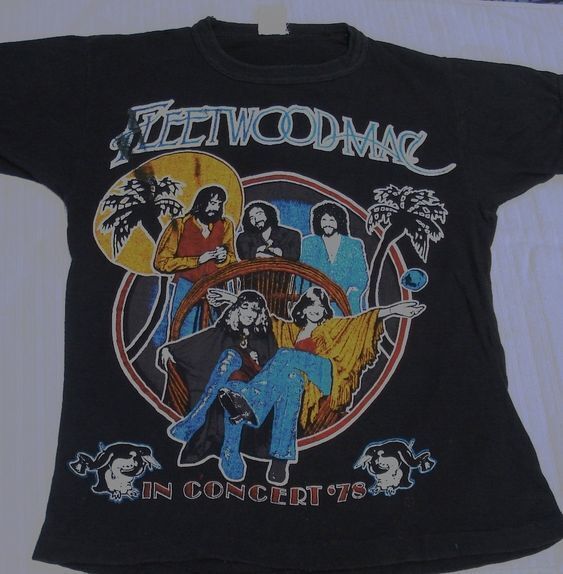 Fleetwood Mac band In Concert '75 Stevie Nicks T shirt Unisex Reprint NH284
