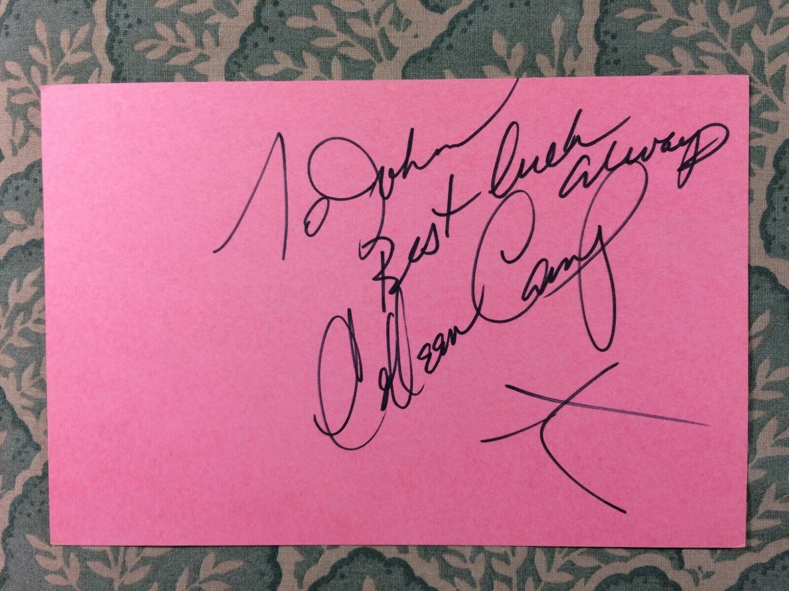 Colleen Camp - Apocalypse Now- Playboy Playmate- Always Shine-  Autographed 1975