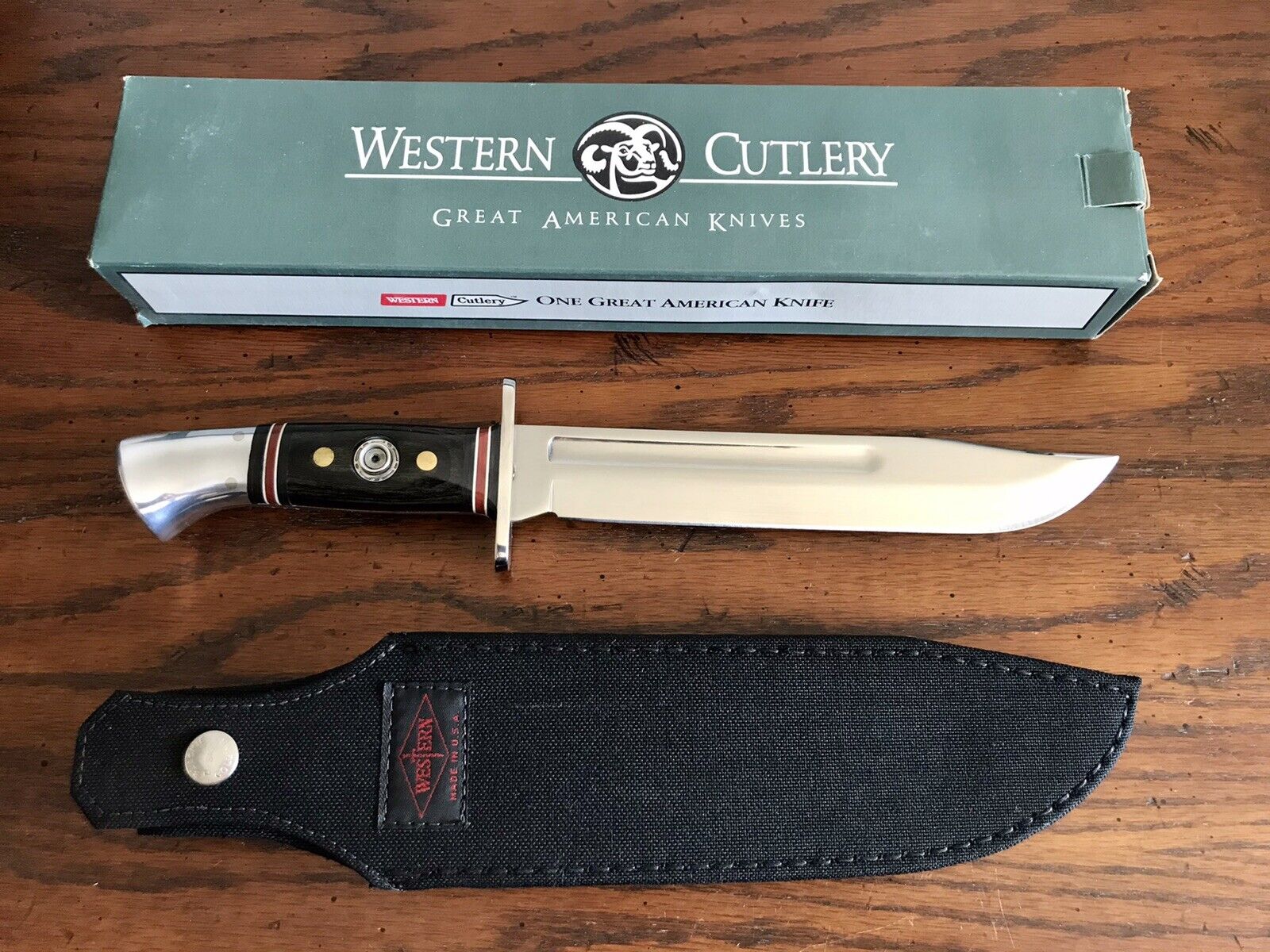 Vintage Western Cutlery Combat Knife W46-8 (Blackie Collins Design)