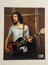 JOHN MCVIE HAND SIGNED 8x10 PHOTO AUTOGRAPHED FLEETWOOD MAC BASSIST RARE BAS COA picture