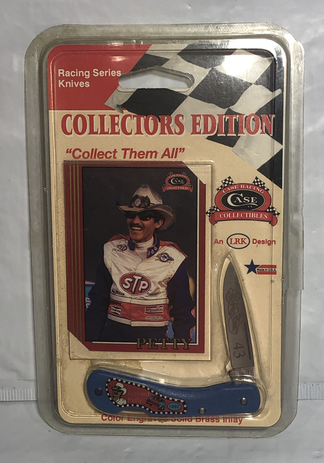Vintage Case XX 1992 NASCAR Racing Series Richard Petty Pocket Knife 