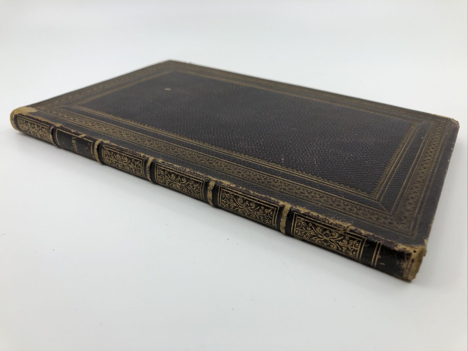Antique 1835 Book of Psalms Pica Large Print KJV Eyre Spottiswoode Bible Leather