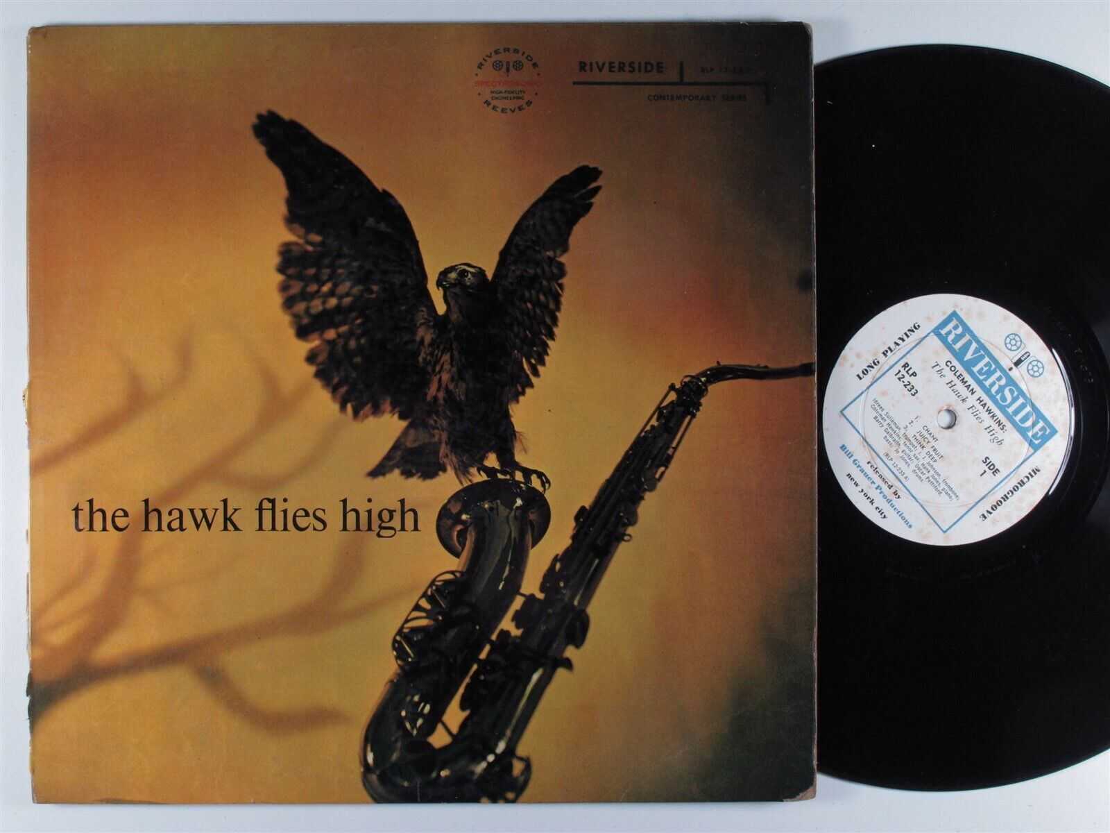 COLEMAN HAWKINS The Hawk Flies High RIVERSIDE LP mono ** for Sale