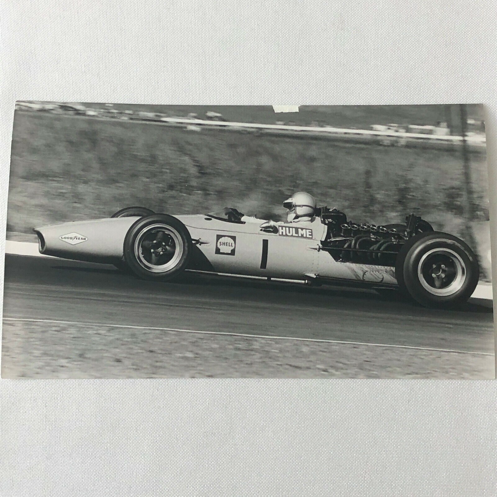 Vintage 1968 Denny Hulme McLaren M5A Grand Prix Racing Car Photo Photograph