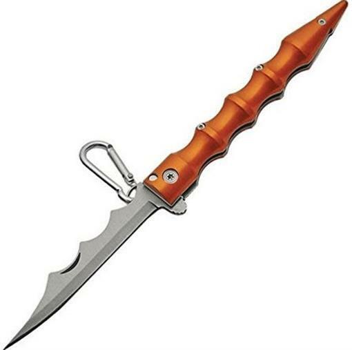 Orange Kubaton Keychain Knife Keychain Stay Safe Key Ring Kubaton 