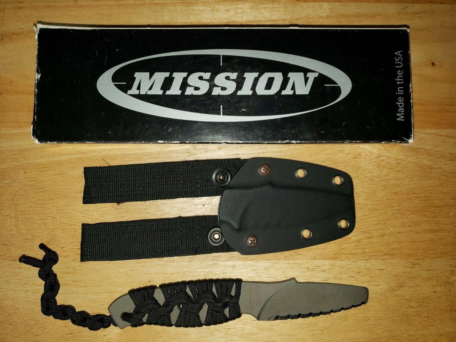 Mission MPD-TI Titanium Navy Seal Dive Rescue Knife Devgru CAG Mad Dog Knives 
