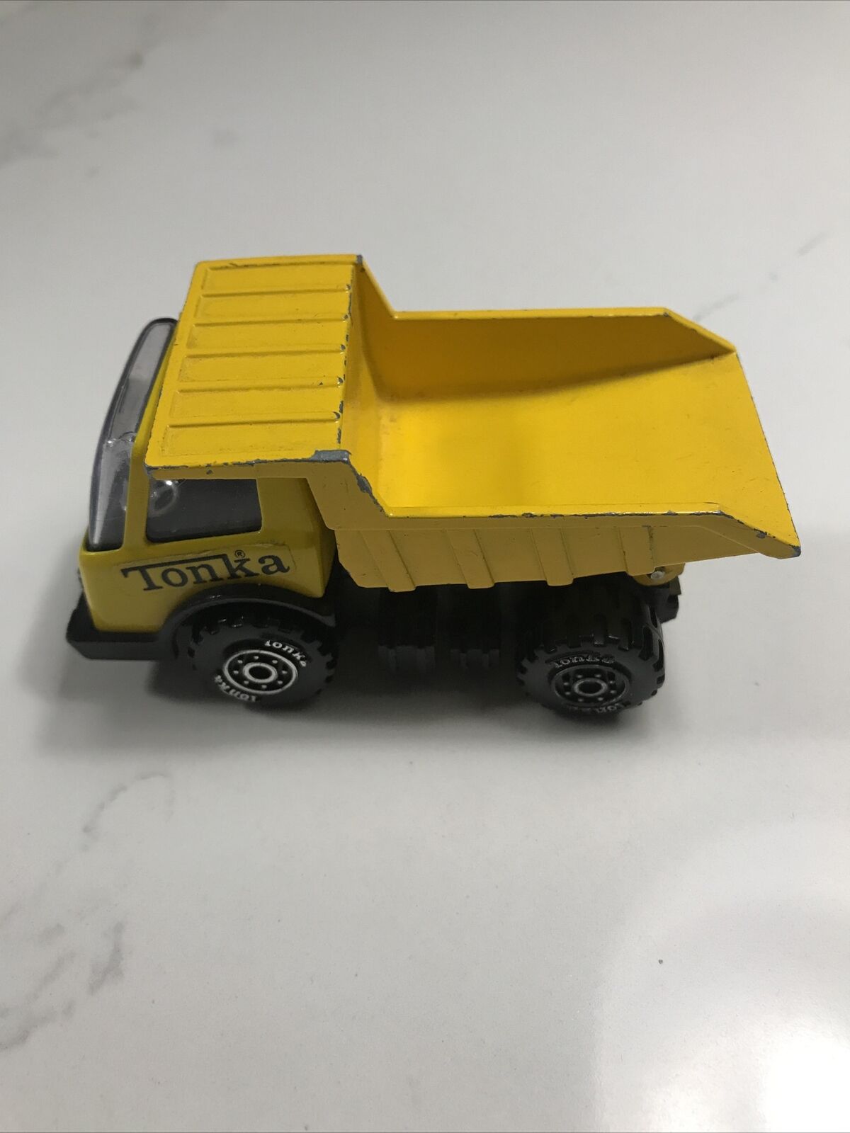 Tonka Mini Metal Dump Truck Yellow Made In Japan