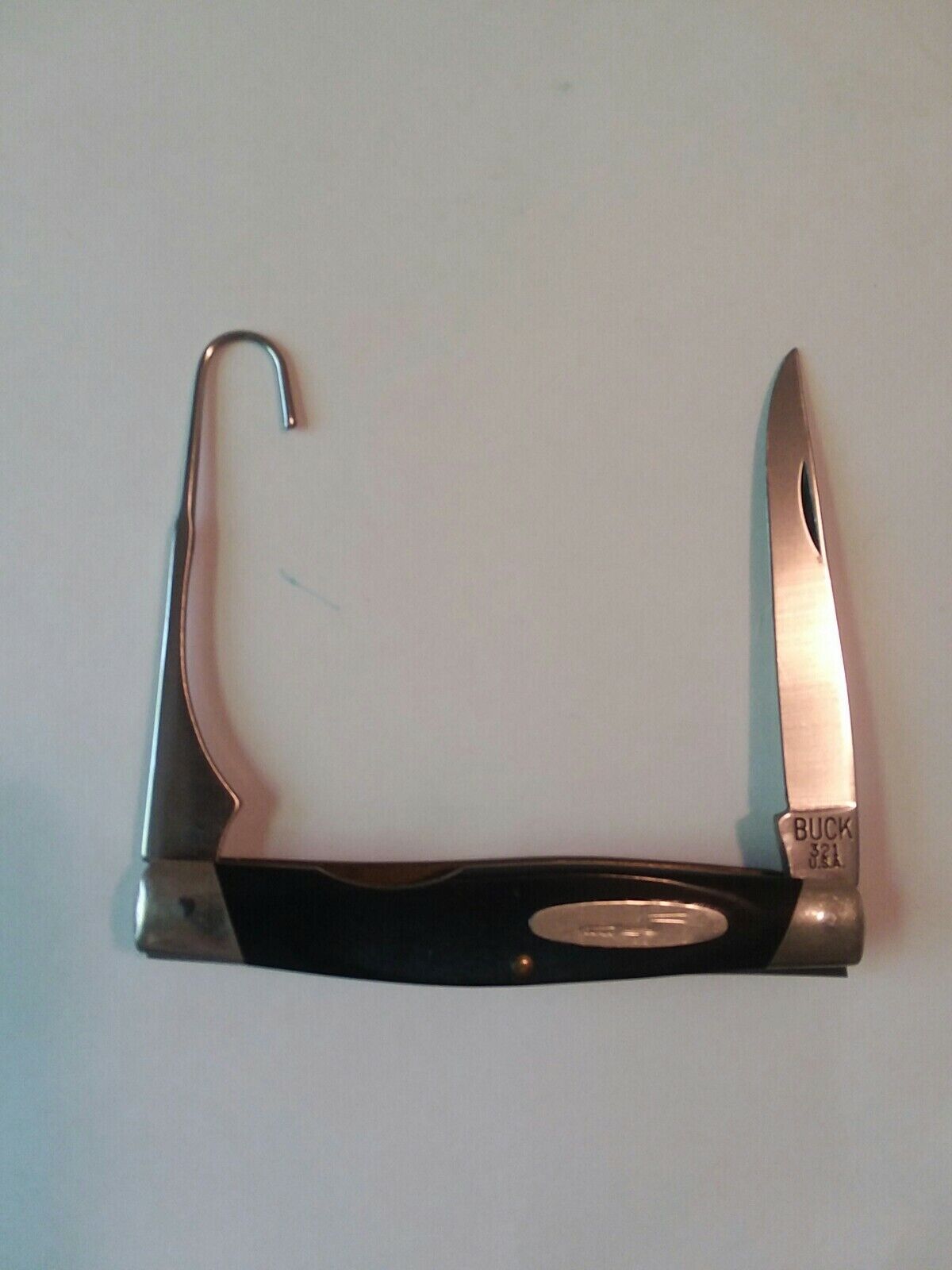 Buck USA Model 321 Bird Knife Vintage Folding Knife With Gut Hook