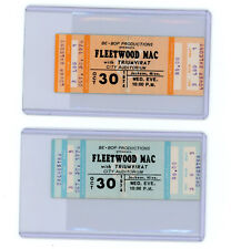 Fleetwood Mac concert ticket stub lot 2 orange blue October 30 1974 Jackson MS picture