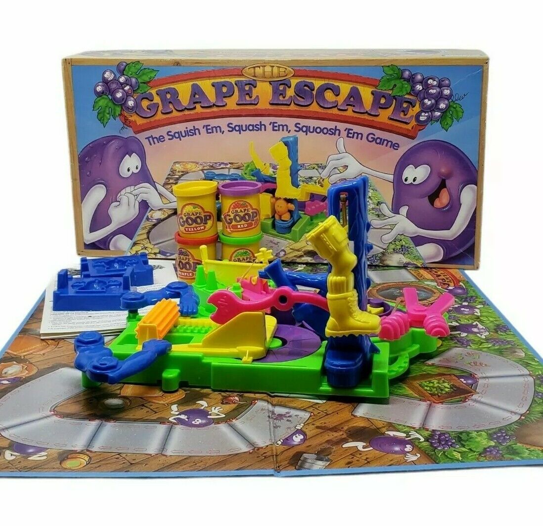 Grape Escape Vintage Board Game 1992  by Parker Brothers COMPLETE 