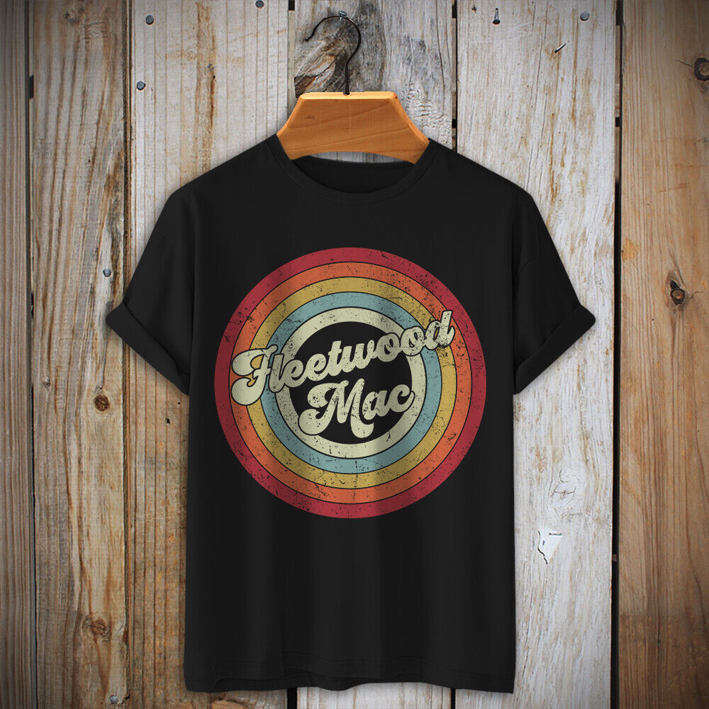 Vintage Fleetwood Mac T-Shirt Mick Fleetwood Buckingham & Stevie Nicks Rumors
